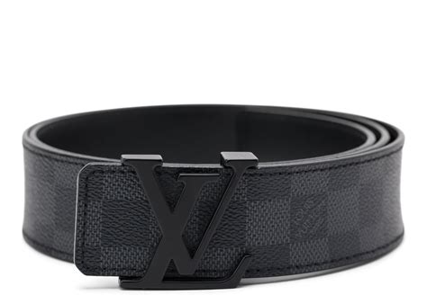 lv belt black and grey